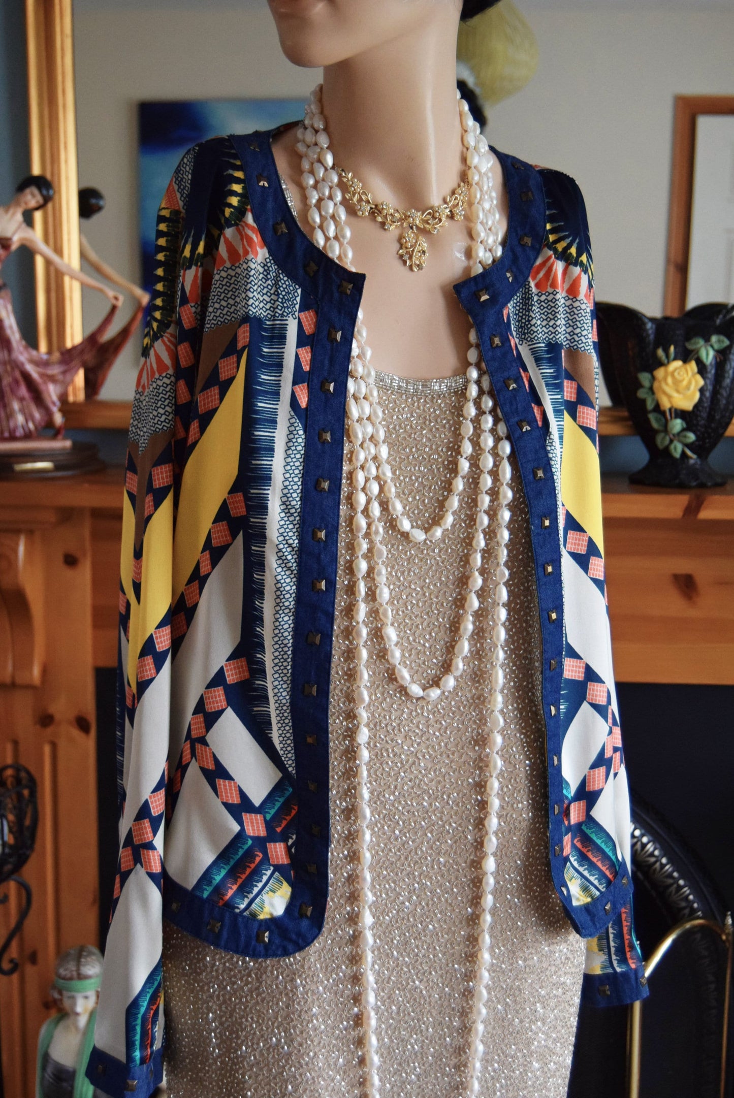 Aztec Silky Avant Garde jacket size UK 10 US 6