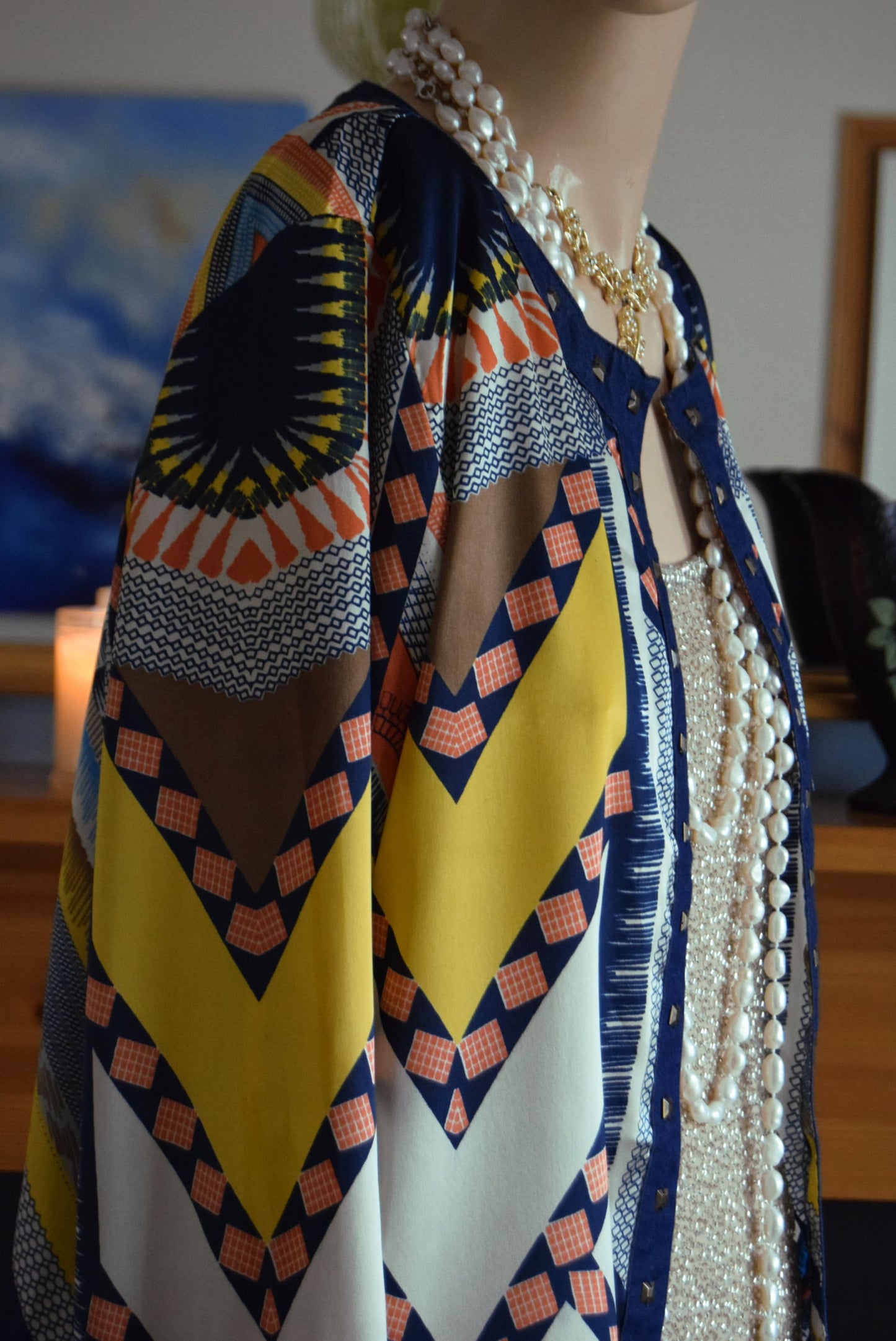 Aztec Silky Avant Garde jacket size UK 10 US 6