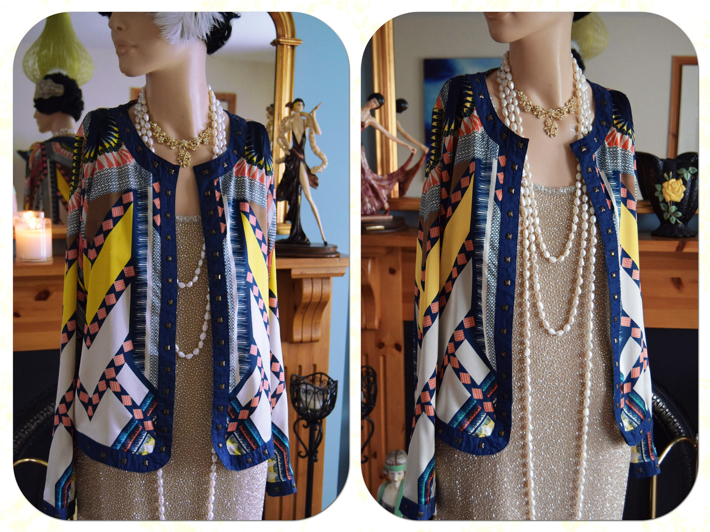 Aztec Silky Avant Garde jacket size UK 10 US 6