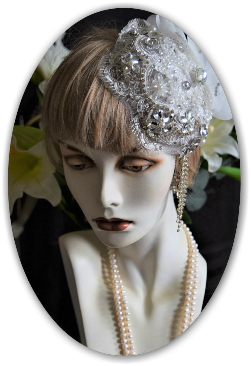 1920s juliet cap 1920s wedding hat 1920s wedding hat 1920s wedding headpiece flapper cap flapper hat