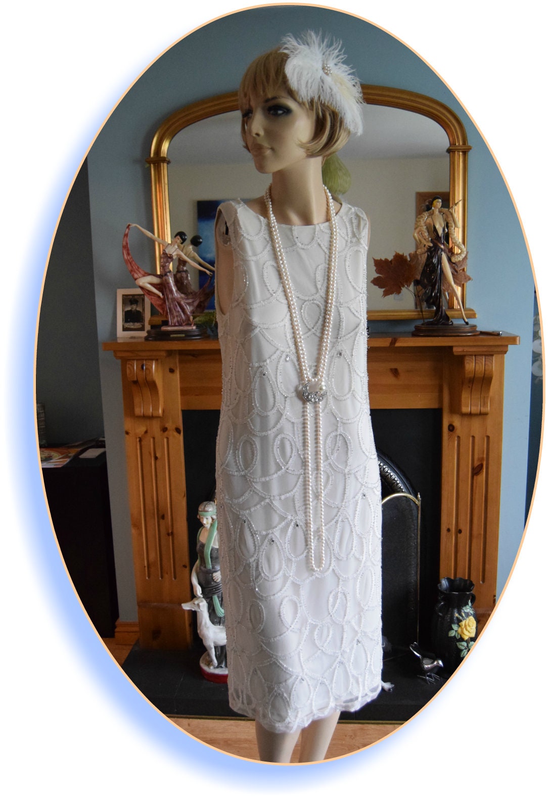 Flapper wedding 1920s dress Great Gatsby Art Deco bride dress Flapper CrimsonQueens Flapper wedding 1920s dress Great Gatsby Art Deco bride dress Flapper CrimsonQueens