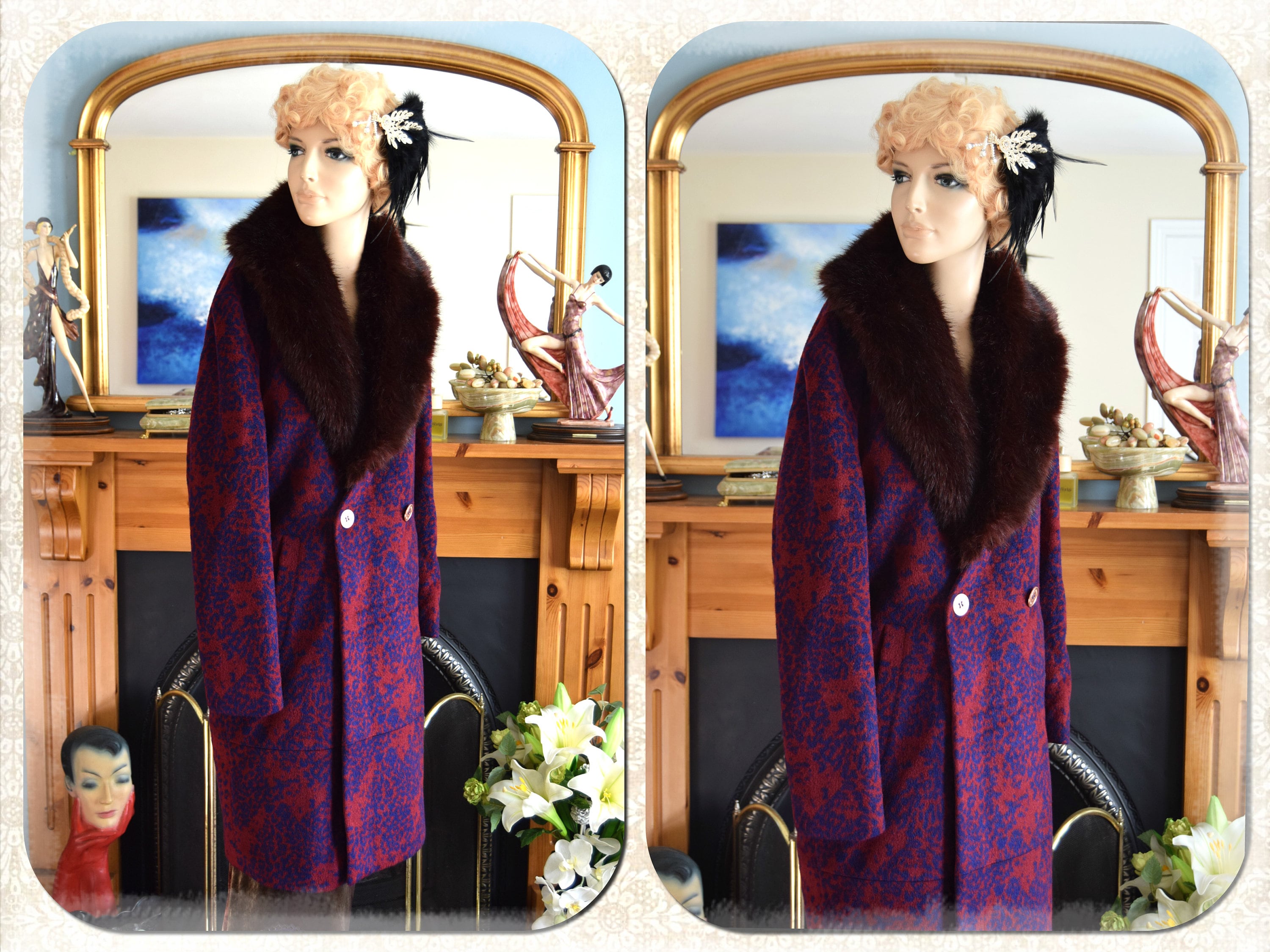 Biba leopard outlet coat