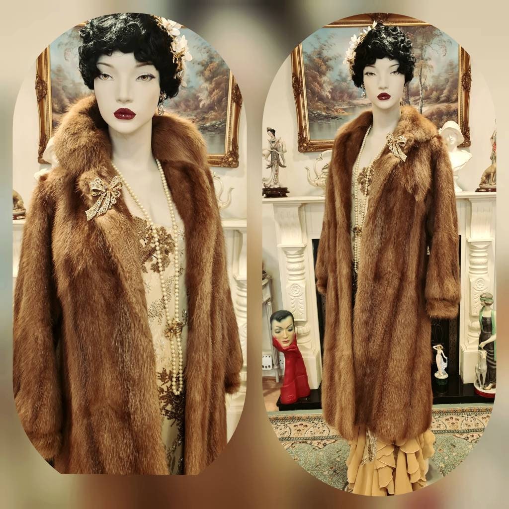 1920s faux 2024 fur coat