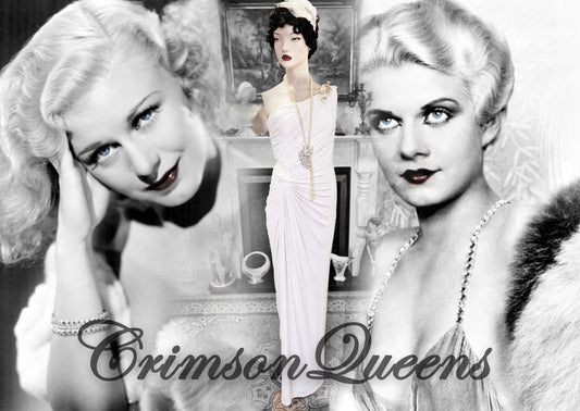 1920's Bride White Wedding Bridal  Flapper Great Gatsby Charleston Jazz Era Prohibition Hollywood goddess statement dresssize UK 6 8 US 2 4